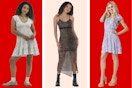 Three women's dress styles 