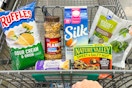 freebie groceries in shopping cart