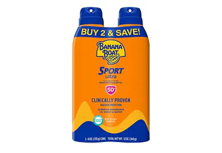 Banana Boat Sunscreen Spray 2-Pack
