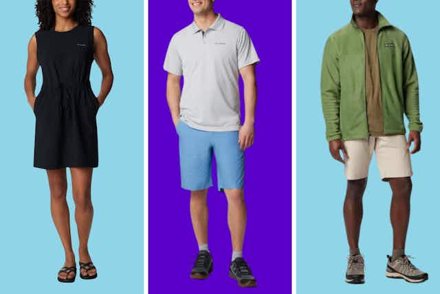 Columbia Summer Sale: $12 Kids' Fleece, $17 Adults' Shorts, and More card image