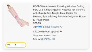 Automatic Rotating Wireless Curling Iron