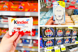 kinder febreze pepsi collage