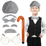 Kids' Old Man Costume Set