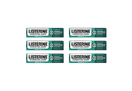Listerine Essential Care Toothpaste 6-Pack