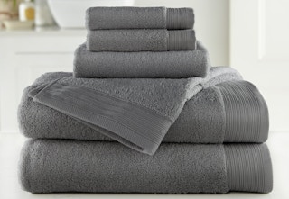 gray towel set