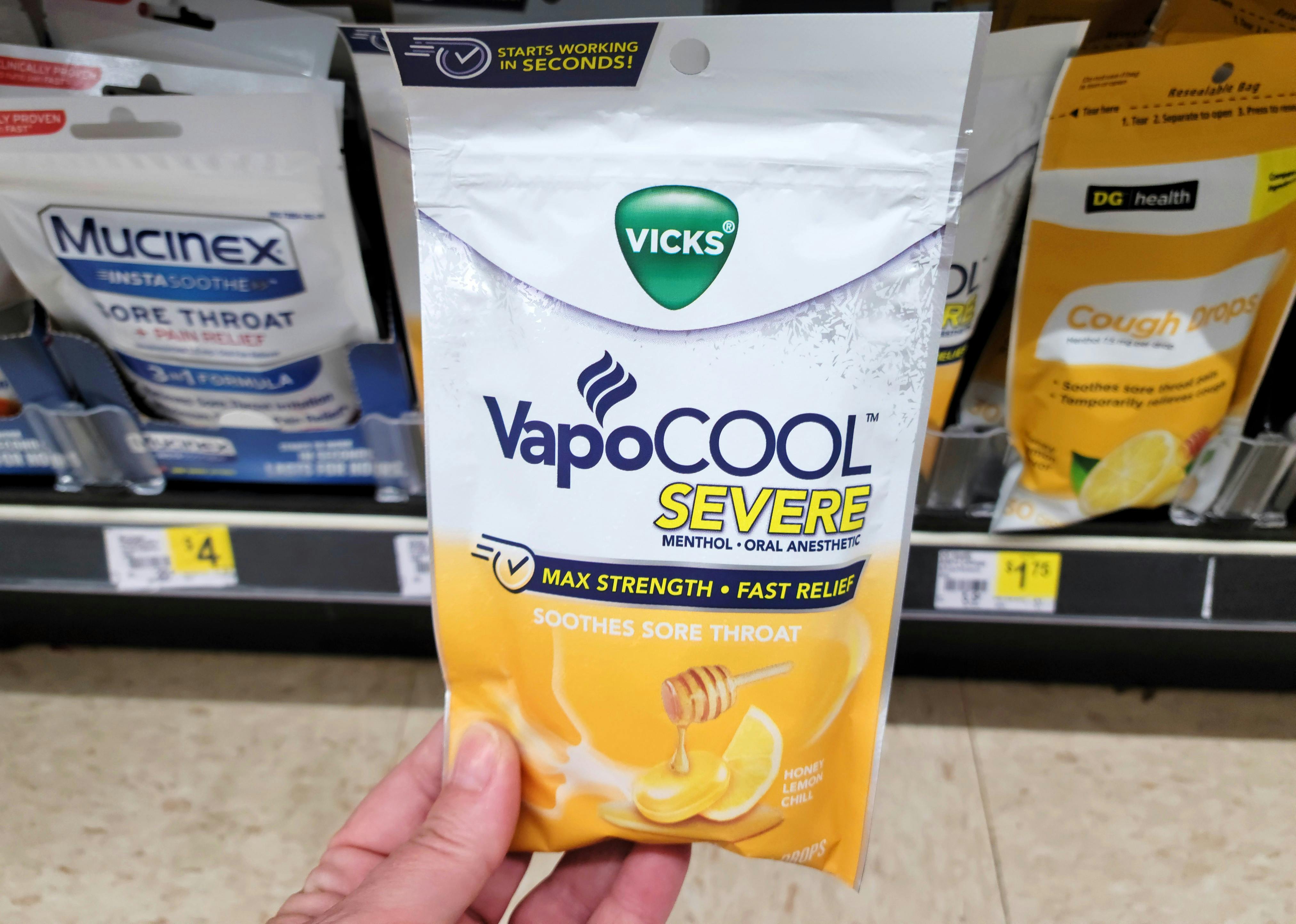 Vicks Vapocool Drops, Only 1 With Dollar General Digital Coupon The