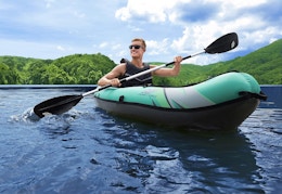 This $260 Inflatable Kayak Set Is Now Only $70 Shipped With Amazon Prime card image
