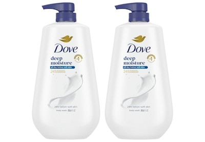 2 Dove Pump Body Washes