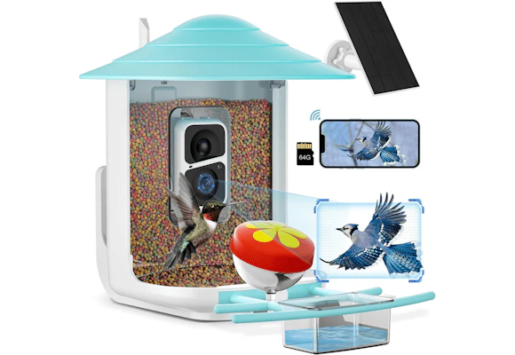 Naipo Solar Bird Feeder With Camera