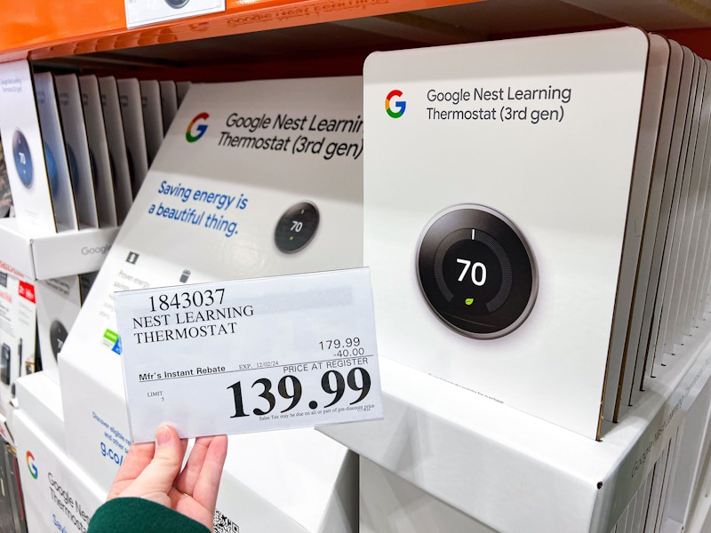 costco Google nest thermostat price 1