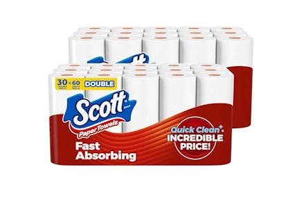 2 Scott Paper Towels Packs
