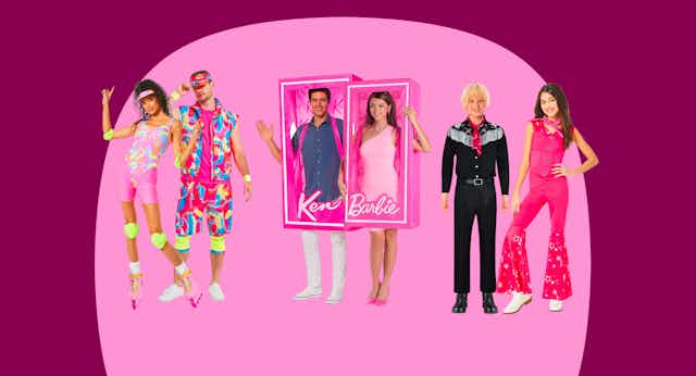 Several of These Barbie Costumes Ship in Two Days with Amazon card image