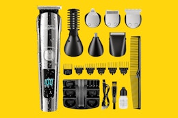 Cordless Hair Clipper Kit, Only $9.89 on Amazon (Reg. $43) card image