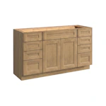 Wicker Bathroom Vanity Base Cabinet