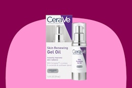 Cerave Skin Renewing Gel Oil bottle on KCL template