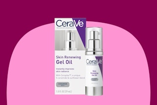Cerave Skin Renewing Gel Oil bottle on KCL template