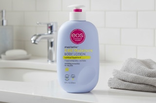 eos Shea Better Body Lotion Vanilla Cashmere near a b