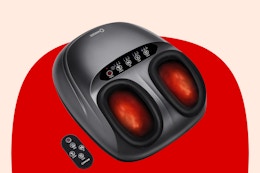 Shiatsu Foot Massager With Heat and Remote, $55 on Amazon card image
