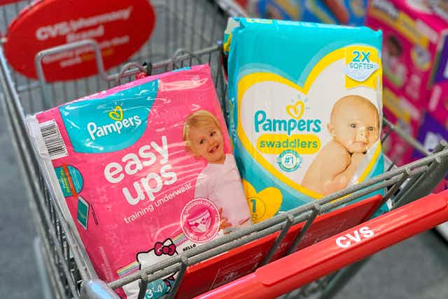 Pampers Easy Ups and Diaper Deals at CVS — Pay as Low as $5 per Pack card image