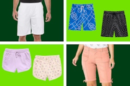 Clearance Shorts at JCPenney