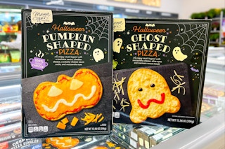 aldi halloween shaped pizzas
