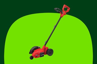 Stock image of a red CRAFTSMAN 7.5-in Push walk behind Electric Lawn Edger