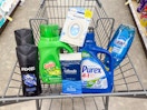 dawn febreze cottonelle purex axe gain items in walgreens cart