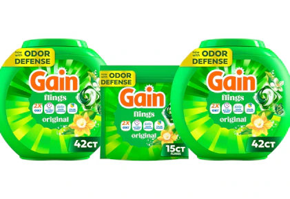 3 Gain Flings Laundry Pacs (99 loads)
