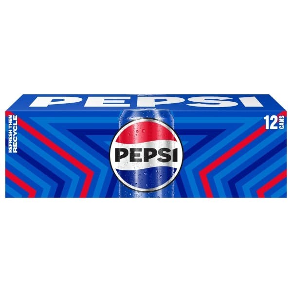 4 Pepsi Soda 12-Packs