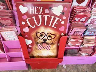 dollar tree hey cutie giant valentine's day card