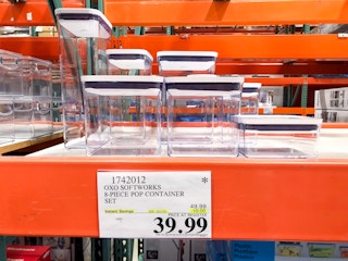 costco oxo softworks pop 8 piece conatainer set