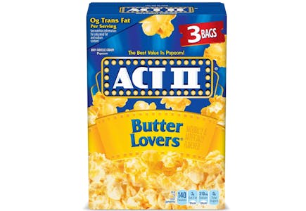 Act II Microwave Popcorn