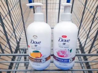 Dove Hand Wash in Walmart Shopping Cart