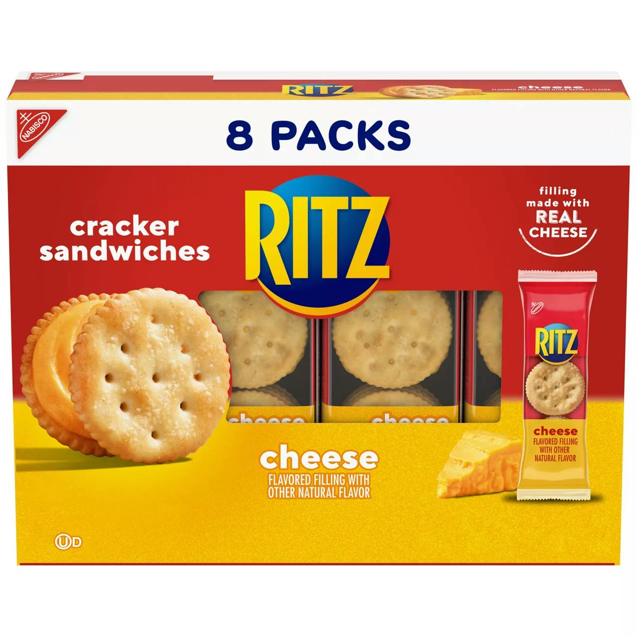 3 Ritz Sandwich Crackers Packs