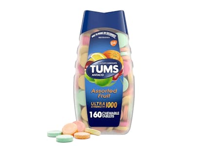 2 Tums Antacid Tablet Bottles
