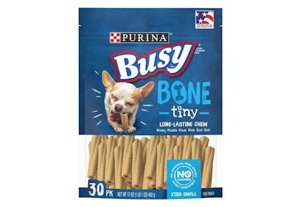 3 Bags Busy Bone Dog Treats