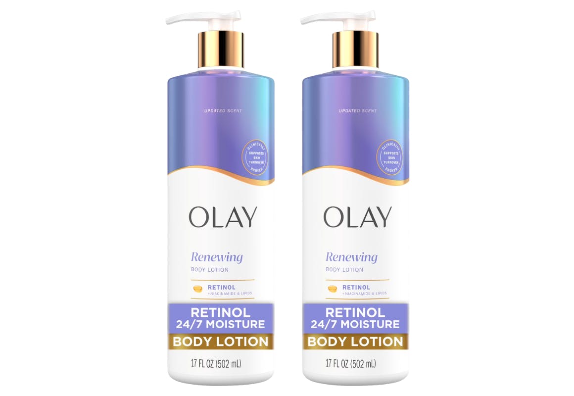 2 Olay Renewal Body Lotions