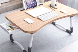 Folding Lap Desk, Now $17.59 at Walmart (Reg. $40) card image