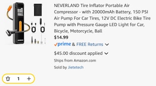 NEVERLAND Tire Inflator Portable Air Compressor