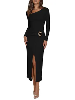 Women's Wedding Guest Midi Dress