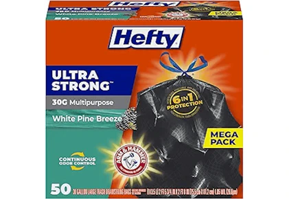 3 Hefty Trash Bag Boxes