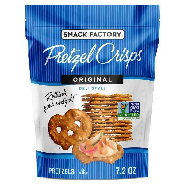2 Snack Factory Pretzel Crisps Bags
