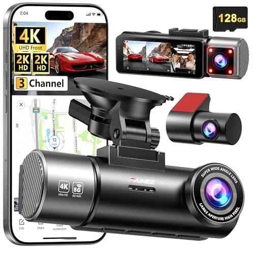 3-Channel Dash Cam