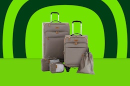 Wrangler 5-Piece Luggage Set, Only $57 at Walmart (Reg. $70) card image