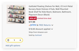 Gattlukd Floating Shelves