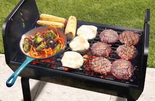 stock photo of the expert grill portable rotisserie bbq grill