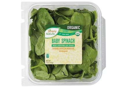 Organic Baby Spinach