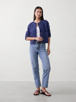 Quilted Knit Jacket