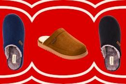 Walmart Dearfoams men's slippers