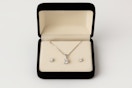 SuperJeweler .25 carat earrings and necklace